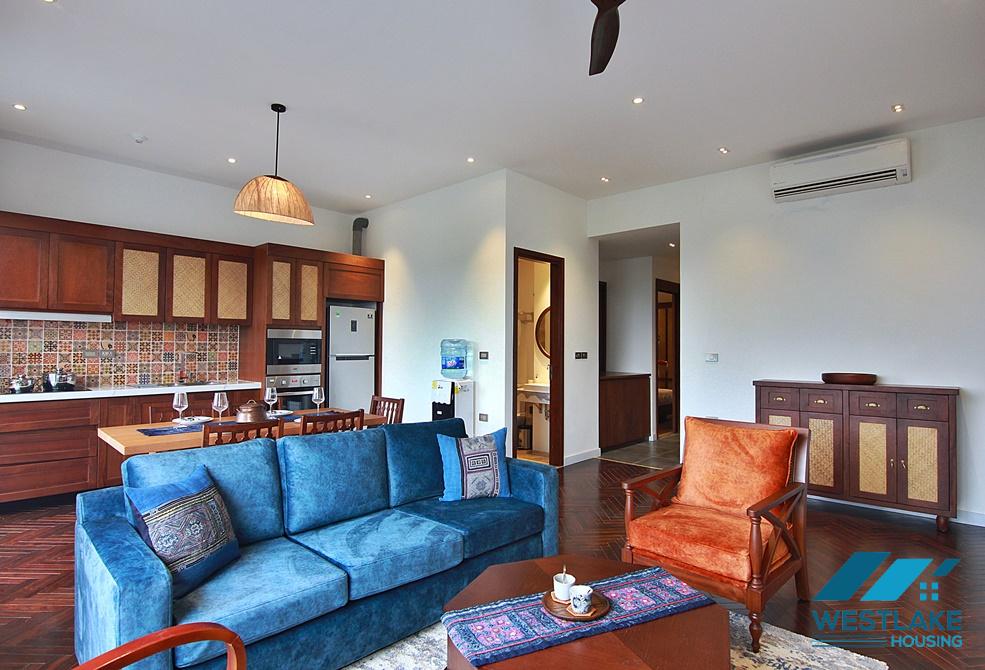 A stunning lake view 2 bedroom apartment with balcony in Tay ho, Ha noi
