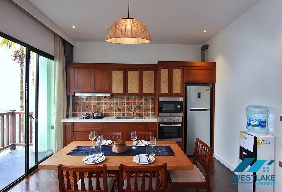 A stunning lake view 2 bedroom apartment with balcony in Tay ho, Ha noi