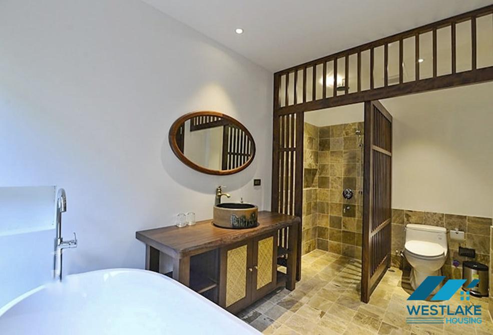 Janpanese style 2 bedrooms apartment for rent in Xom Chua, Dang Thai Mai area
