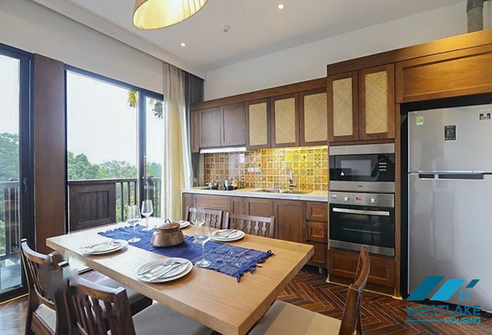 Janpanese style 2 bedrooms apartment for rent in Xom Chua, Dang Thai Mai area