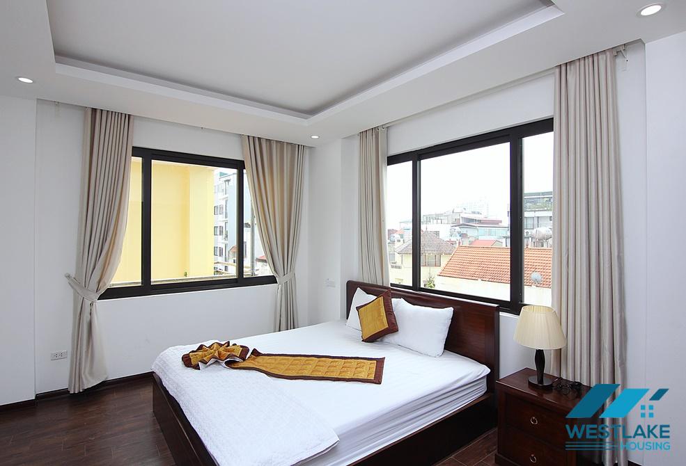 Bright and new 2 bedrooms aparment with nice balcony for rent in Xuan Dieu, Tay Ho