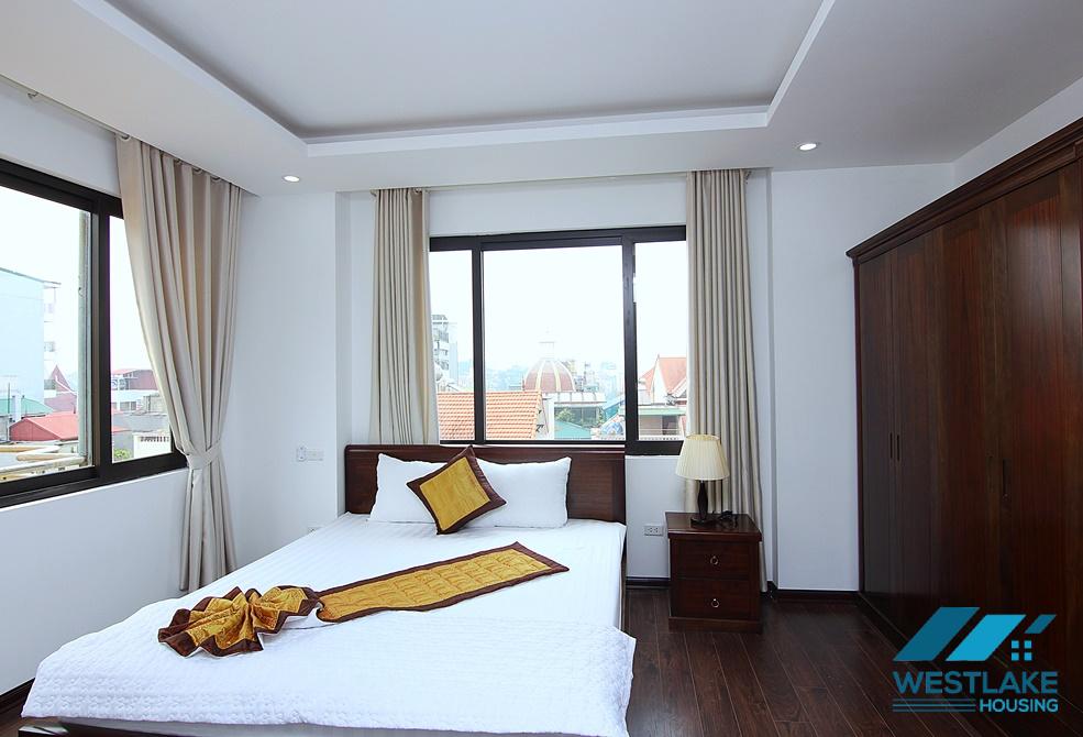 Bright and new 2 bedrooms aparment with nice balcony for rent in Xuan Dieu, Tay Ho
