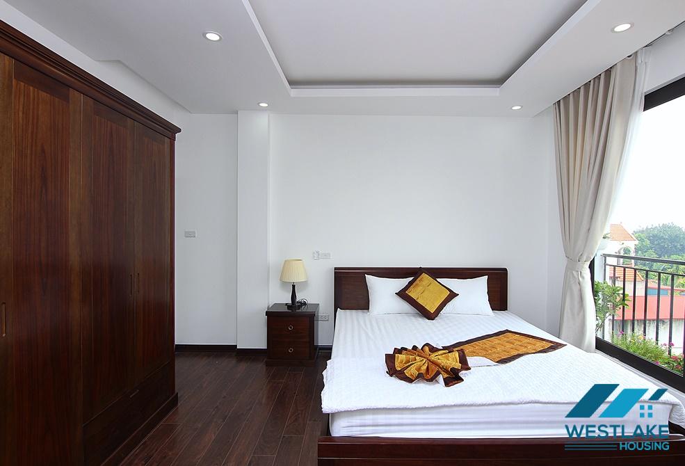 Bright and new 2 bedrooms aparment with nice balcony for rent in Xuan Dieu, Tay Ho