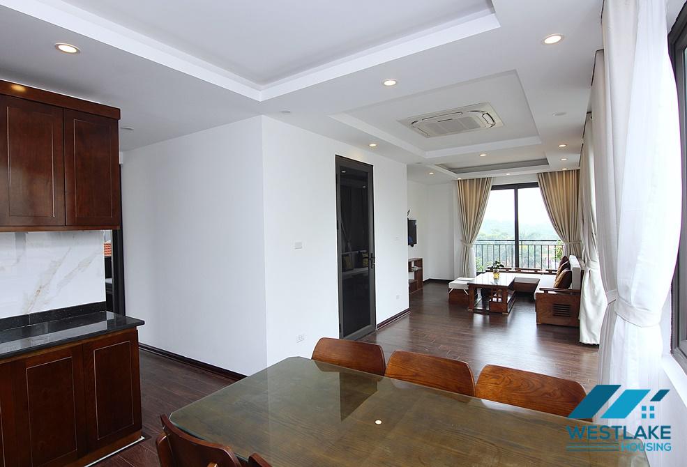 Bright and new 2 bedrooms aparment with nice balcony for rent in Xuan Dieu, Tay Ho