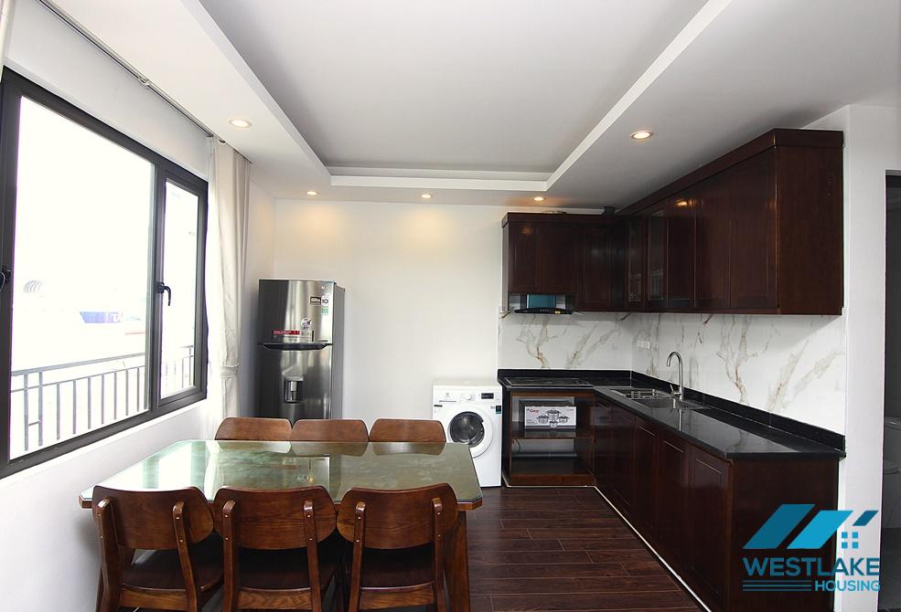 Bright and new 2 bedrooms aparment with nice balcony for rent in Xuan Dieu, Tay Ho