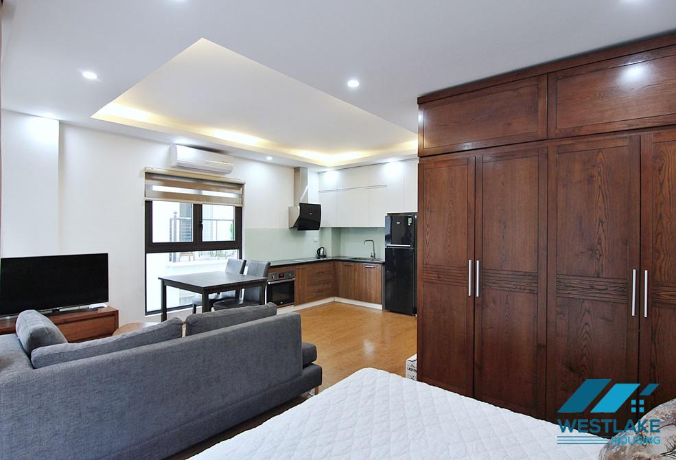 A spacious studio apartment for rent in To Ngoc Van area, Tay Ho, Ha Noi