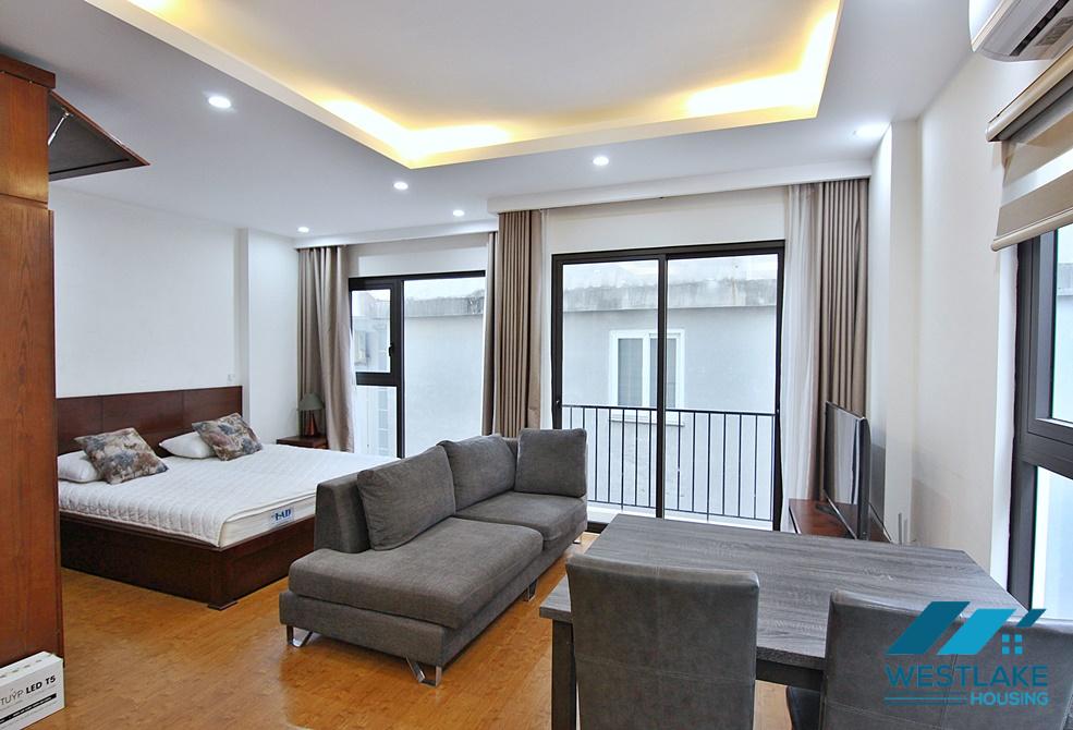 A spacious studio apartment for rent in To Ngoc Van area, Tay Ho, Ha Noi