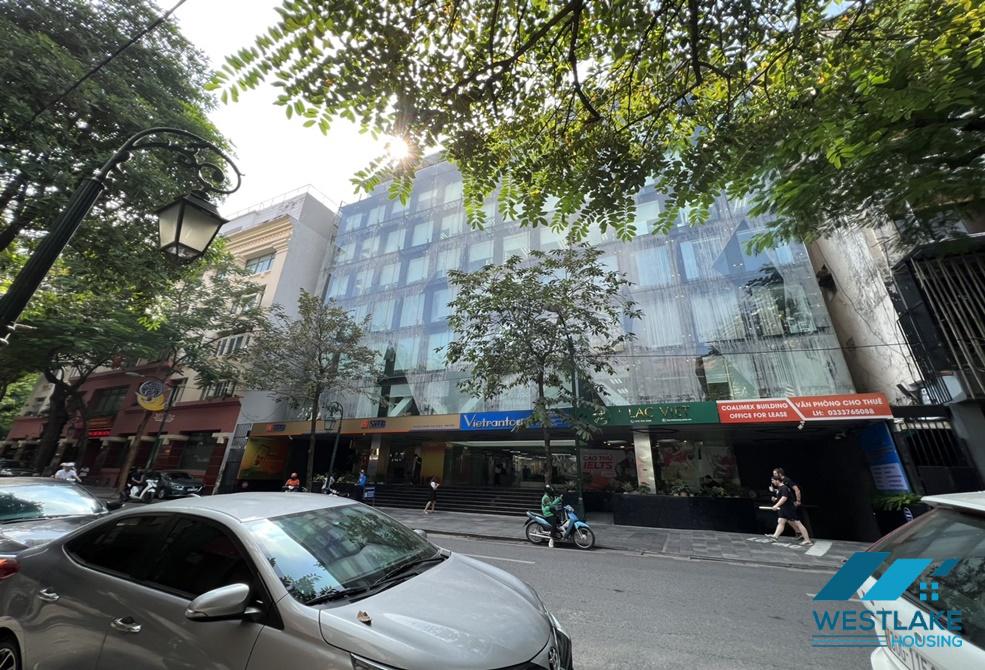 Văn phòng cho thuê tại tòa nhà Coalimex số 33 Tràng Thi, quận Hoàn Kiếm