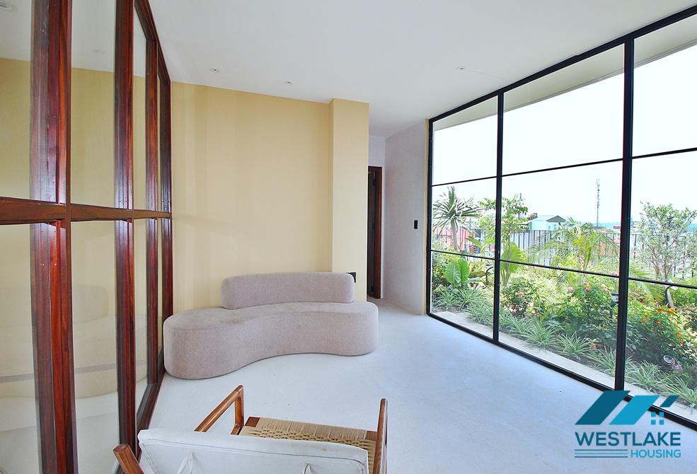 Duplex apartment with swimming pool for rent in Tay Ho district