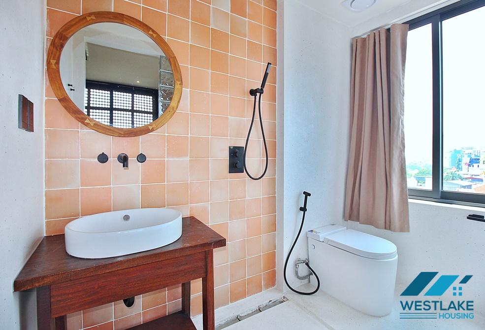 Duplex apartment with swimming pool for rent in Tay Ho district