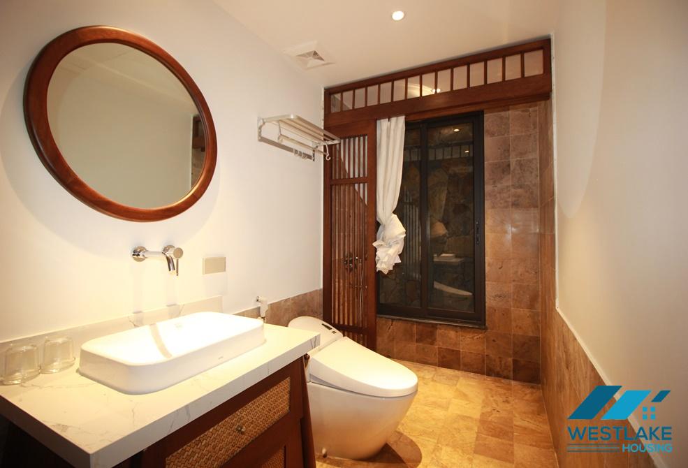 One bedroom with small private yard ground floor for rent in To Ngoc Van