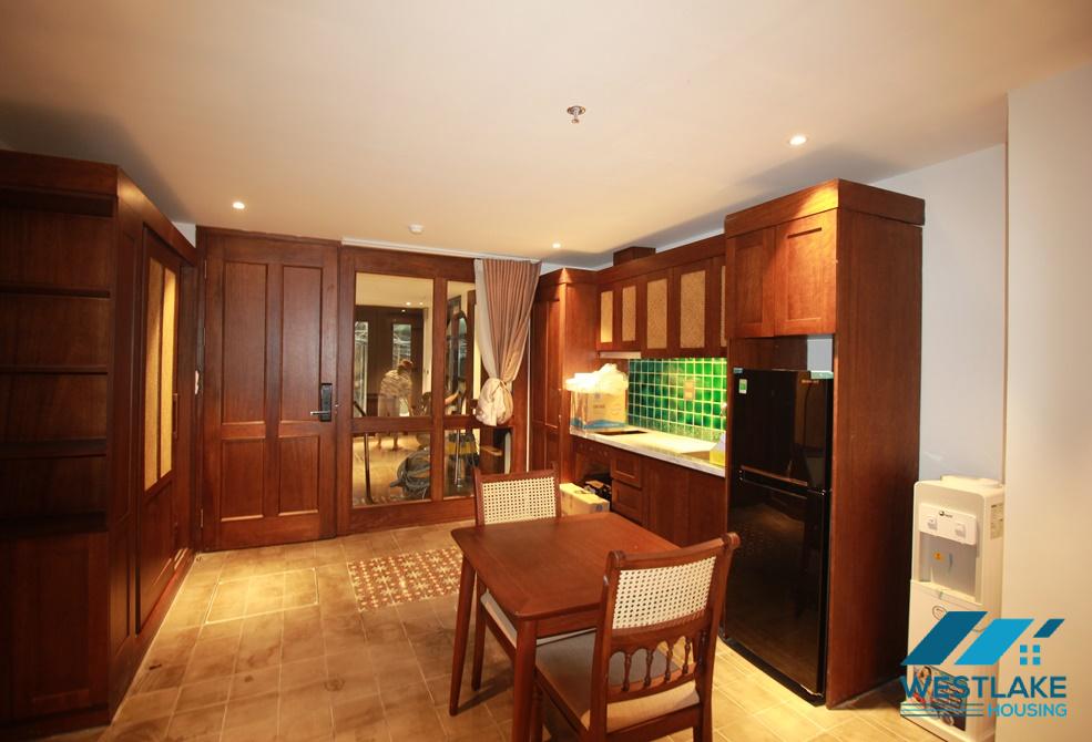 One bedroom with small private yard ground floor for rent in To Ngoc Van