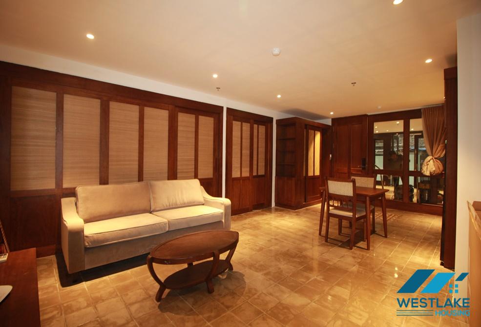 One bedroom with small private yard ground floor for rent in To Ngoc Van
