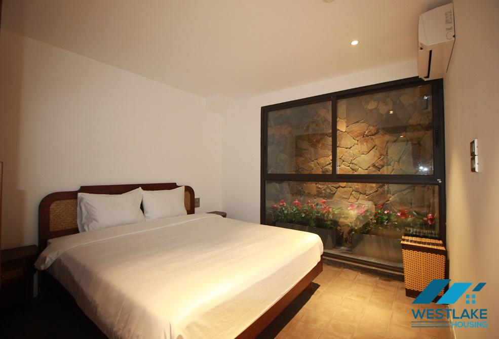 One bedroom with small private yard ground floor for rent in To Ngoc Van