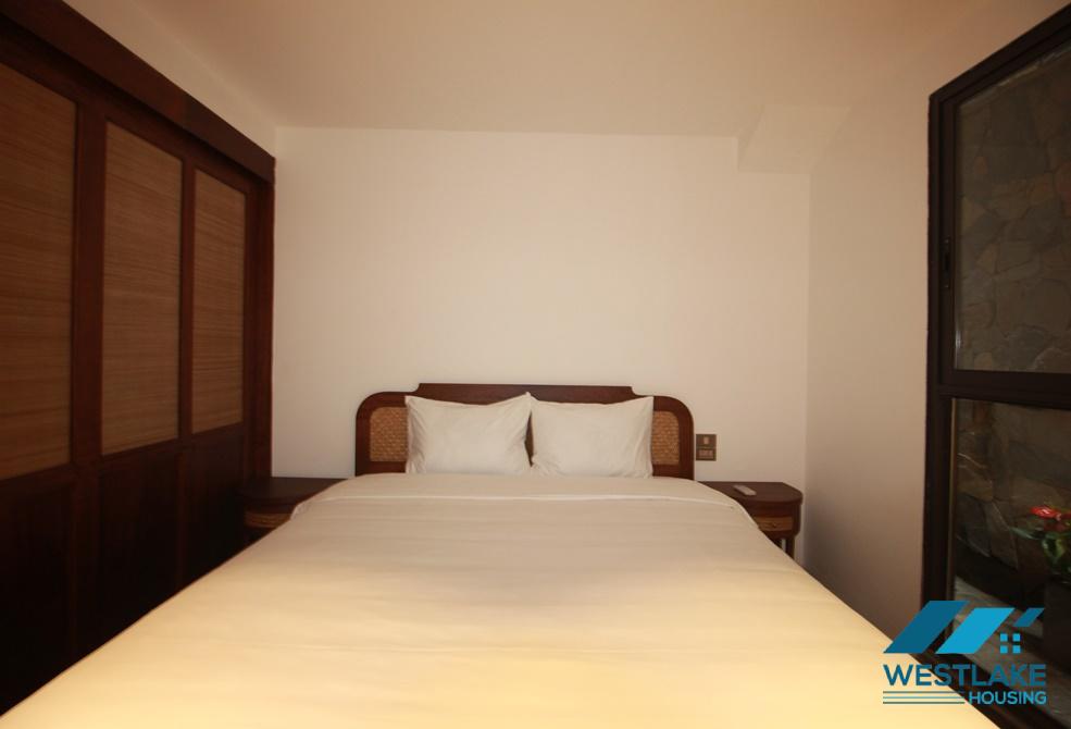 One bedroom with small private yard ground floor for rent in To Ngoc Van