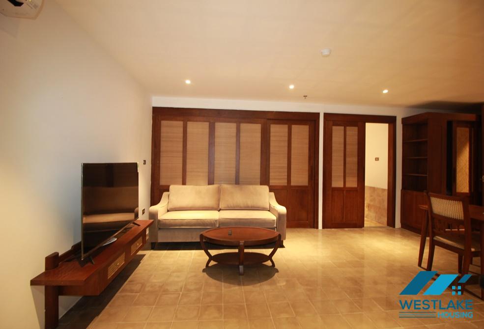 One bedroom with small private yard ground floor for rent in To Ngoc Van