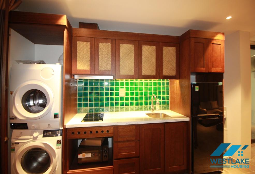 One bedroom with small private yard ground floor for rent in To Ngoc Van