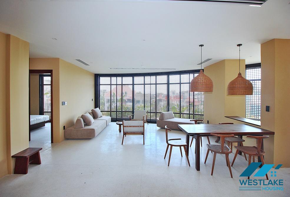 Bright apartment with nice view for rent in Tay Ho District