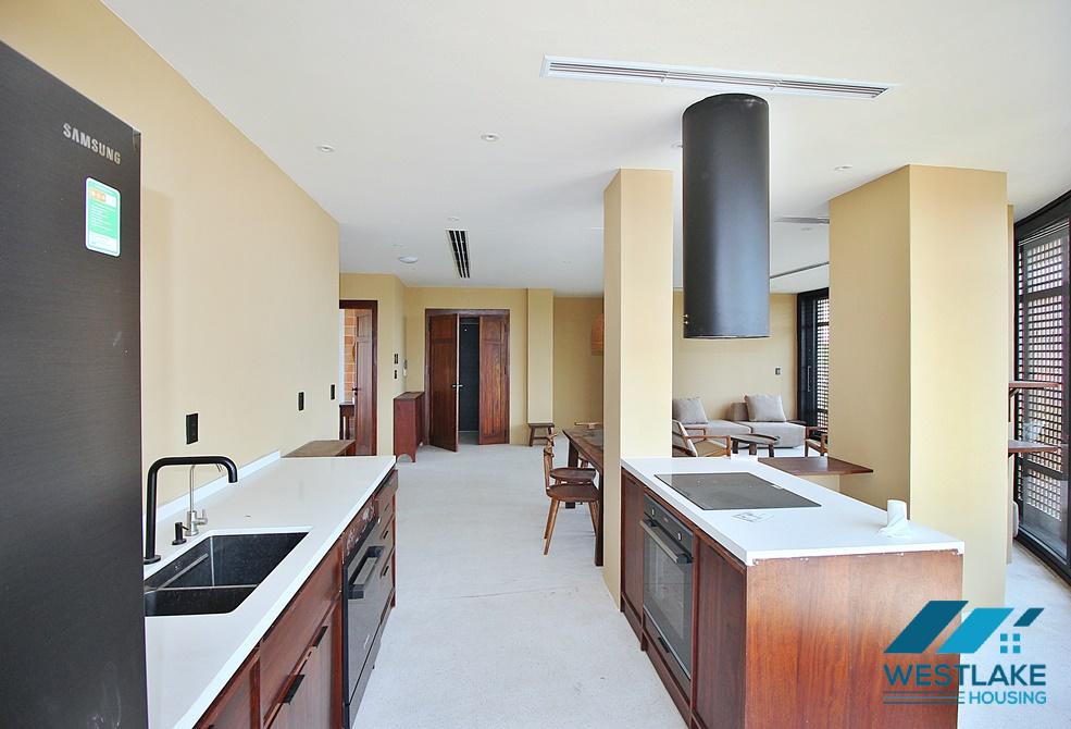 Bright apartment with nice view for rent in Tay Ho District