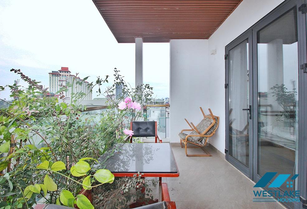 Bright and spacious one bedroom apartment for rent in Tay Ho, Ha Noi