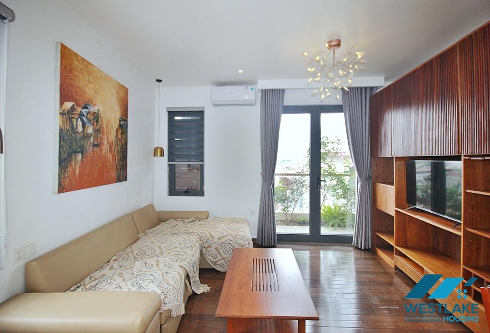 Bright and spacious one bedroom apartment for rent in Tay Ho, Ha Noi
