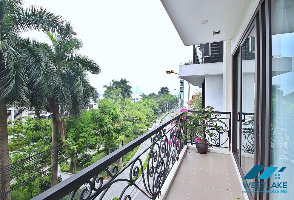 Beautiful two bedrooms apartment with balcony for rent on Tu Hoa Street, Tay Ho District