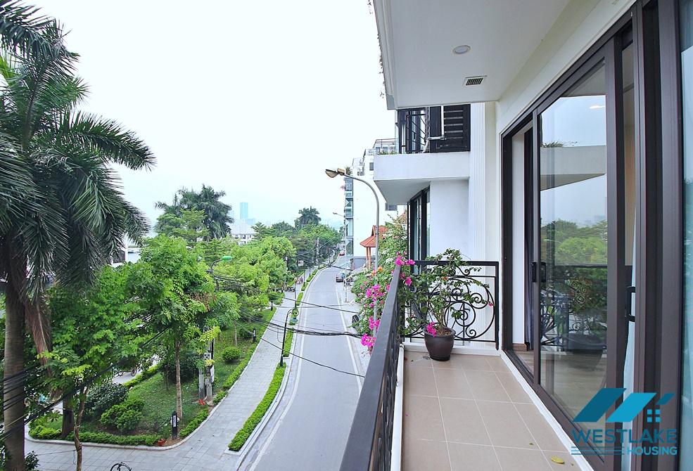 Beautiful two bedrooms apartment with balcony for rent on Tu Hoa Street, Tay Ho District