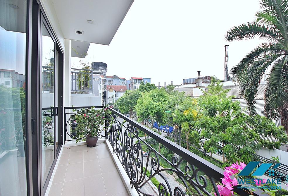 Beautiful two bedrooms apartment with balcony for rent on Tu Hoa Street, Tay Ho District