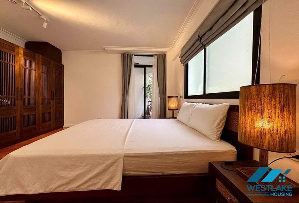 Newly renovated 03 bedrooms apartment for rent in Truc Bach area, Ba Dinh, Ha Noi