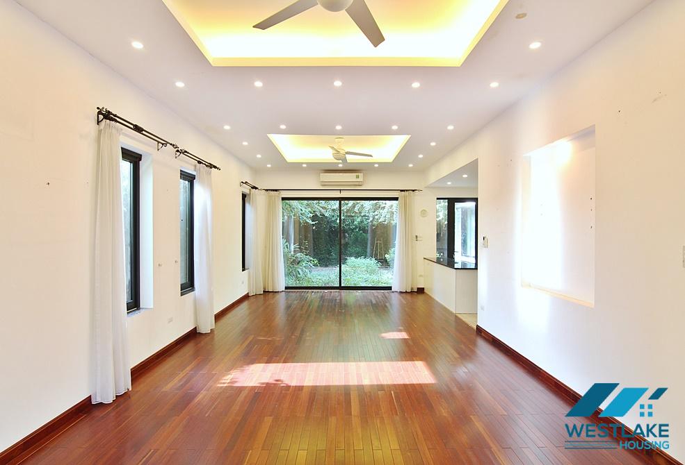 Brand new villa with wonderful garden for rent in Dang Thai Mai Street, Tay Ho, Hanoi