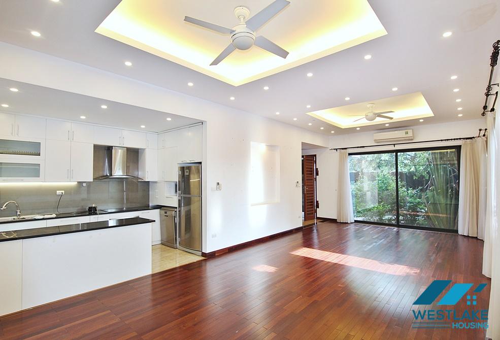 Brand new villa with wonderful garden for rent in Dang Thai Mai Street, Tay Ho, Hanoi