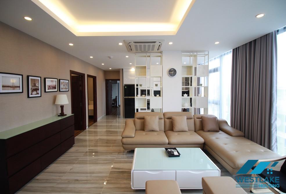 Brand new and modern apartment with 03 bedrooms for rent in Tay Ho area