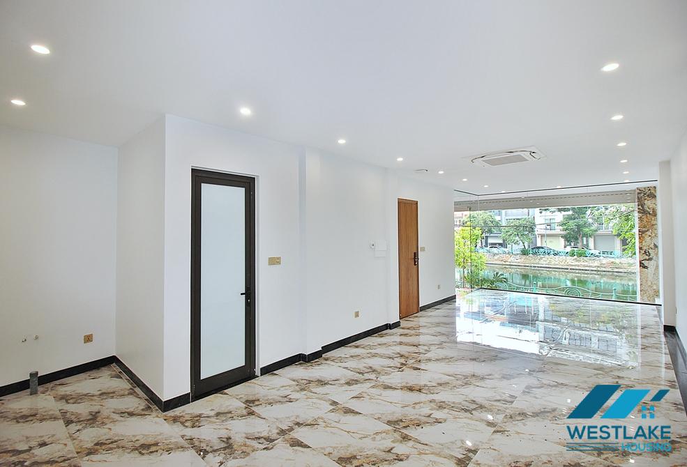 Brand new and lake view office for rent in Tay Ho, Ha Noi
