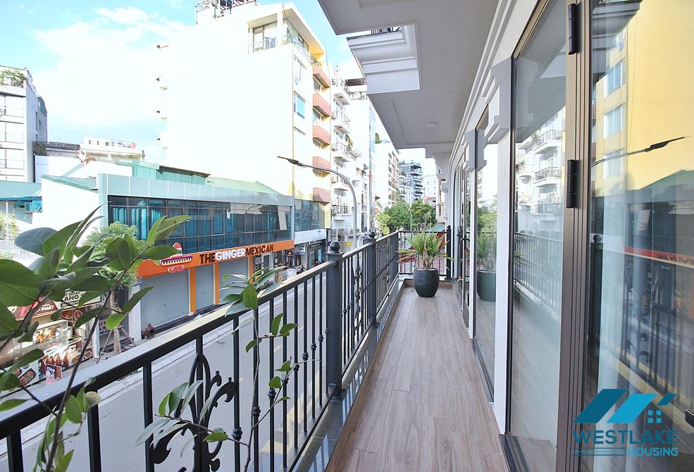 Lake view and new three bedrooms apartment for rent in To Ngoc Van, Tay Ho