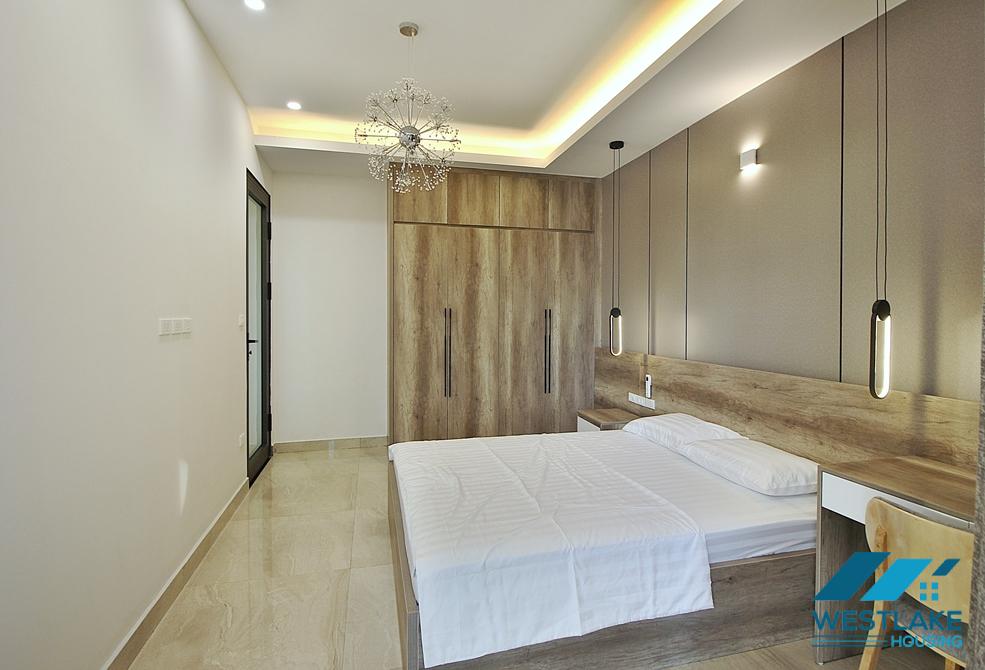 Morden and lake view apartment for rent in To Ngoc Van st, Tay Ho District