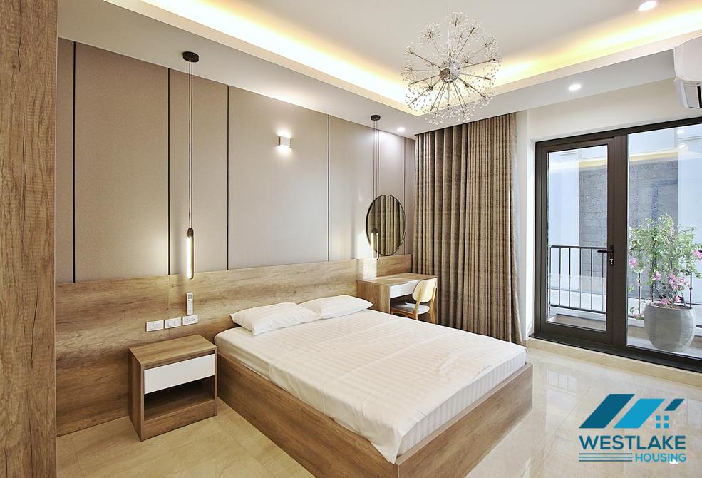 Morden and lake view apartment for rent in To Ngoc Van st, Tay Ho District