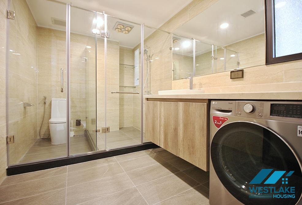 Morden and lake view apartment for rent in To Ngoc Van st, Tay Ho District