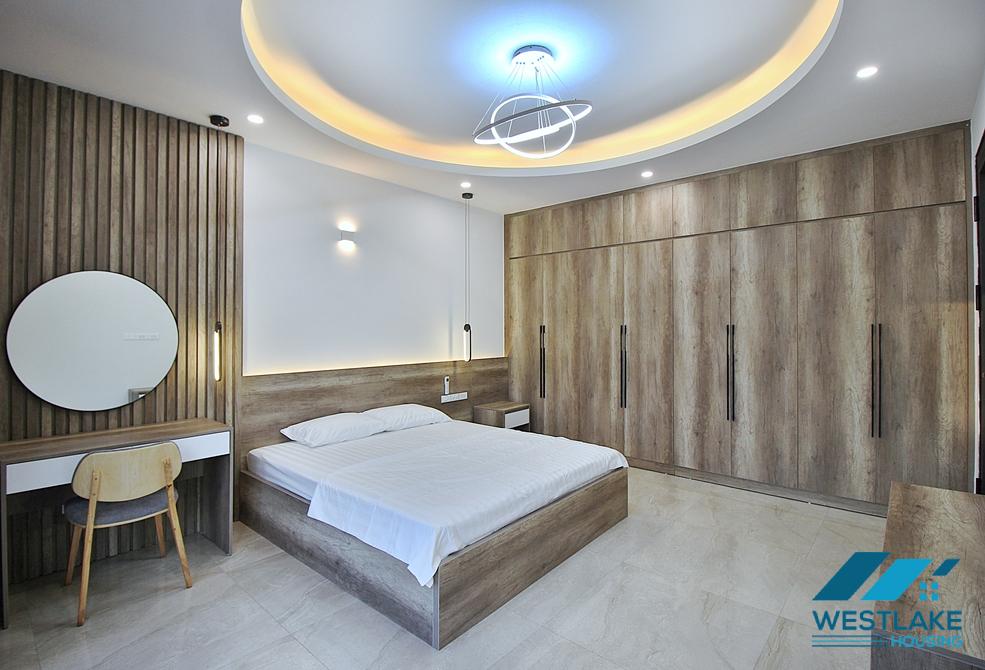 Morden and lake view apartment for rent in To Ngoc Van st, Tay Ho District