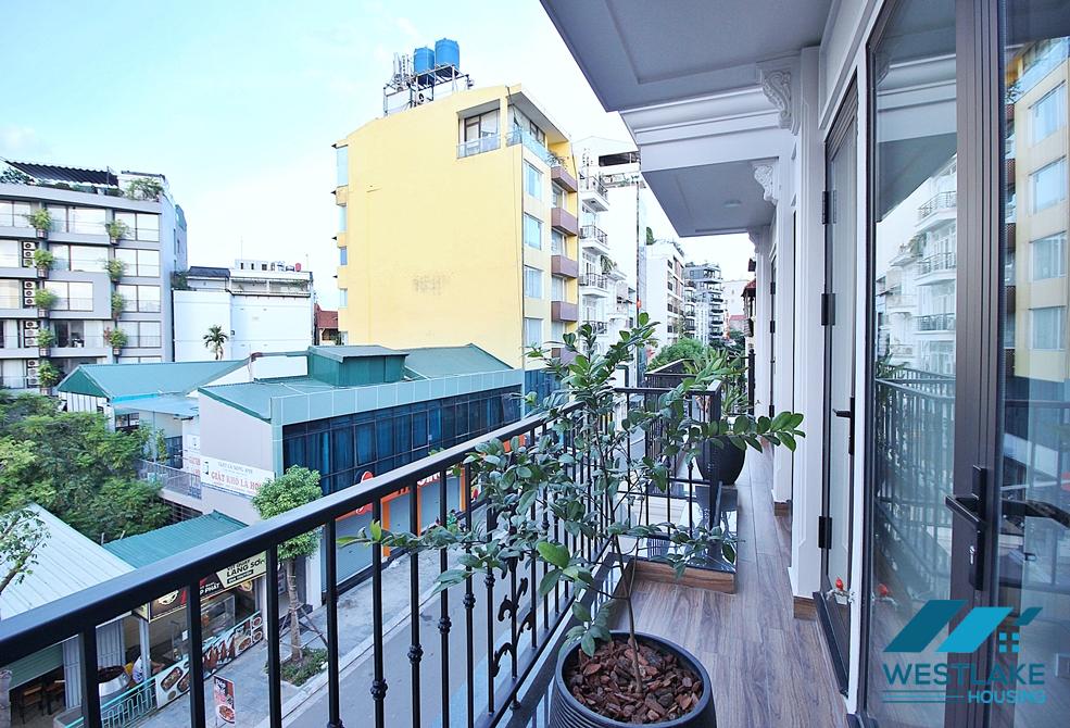 Morden and lake view apartment for rent in To Ngoc Van st, Tay Ho District
