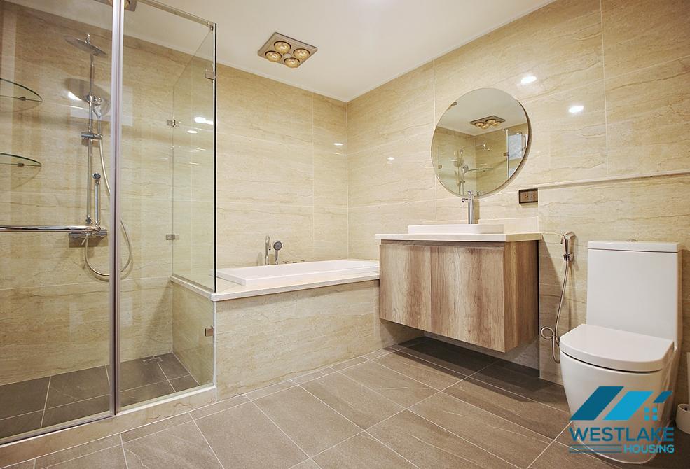 Morden and lake view apartment for rent in To Ngoc Van st, Tay Ho District