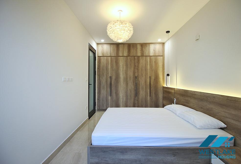 Morden and lake view apartment for rent in To Ngoc Van st, Tay Ho District