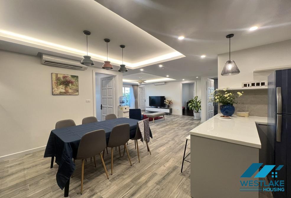 Newly renovated and fully furnished 04 bedrooms apartment for rent in Ciputra, Tay Ho, Hanoi