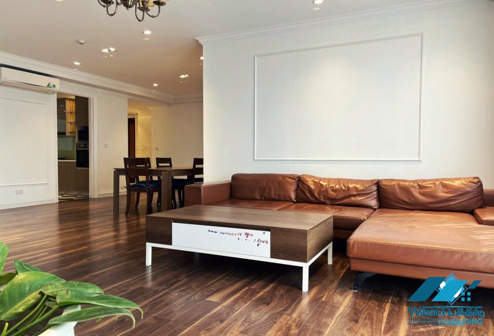 A good quality 04 bedrooms apartment for rent in E4 Tower, Ciputra, Tay Ho, Hanoi