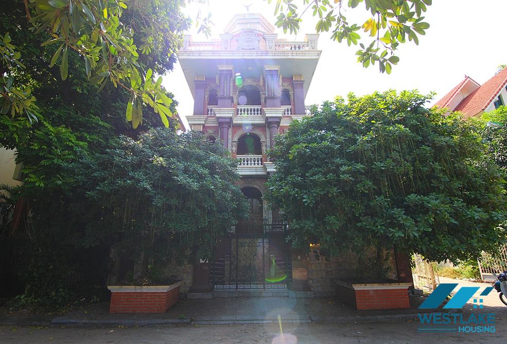 Unique 4 bedroom house for rent in Tay ho, Hanoi