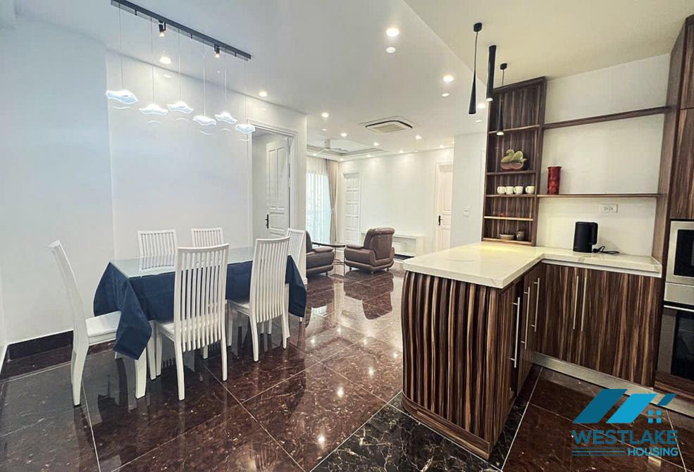 Newly renovated and spacious 04 bedrooms apartment for rent in E Tower, Ciputra area, Ha Noi