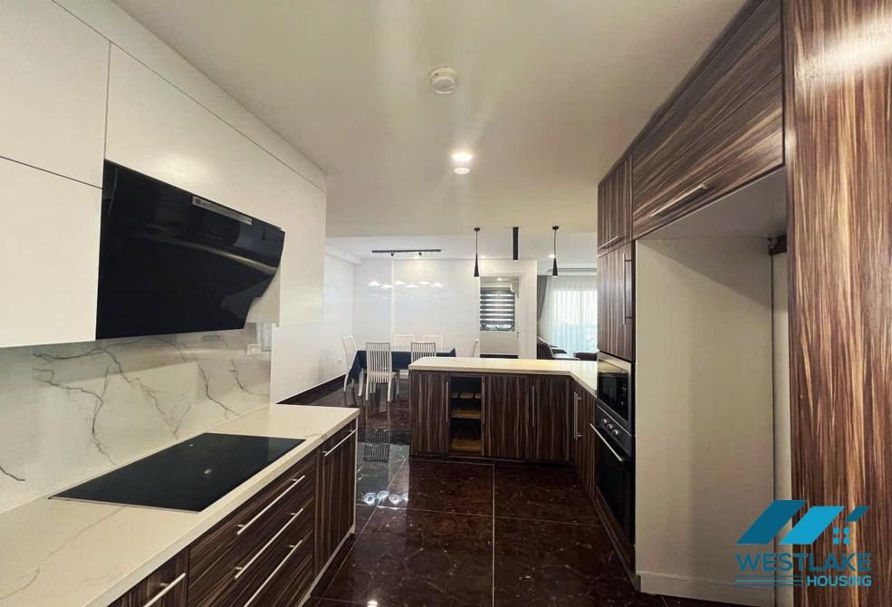 Newly renovated and spacious 04 bedrooms apartment for rent in E Tower, Ciputra area, Ha Noi
