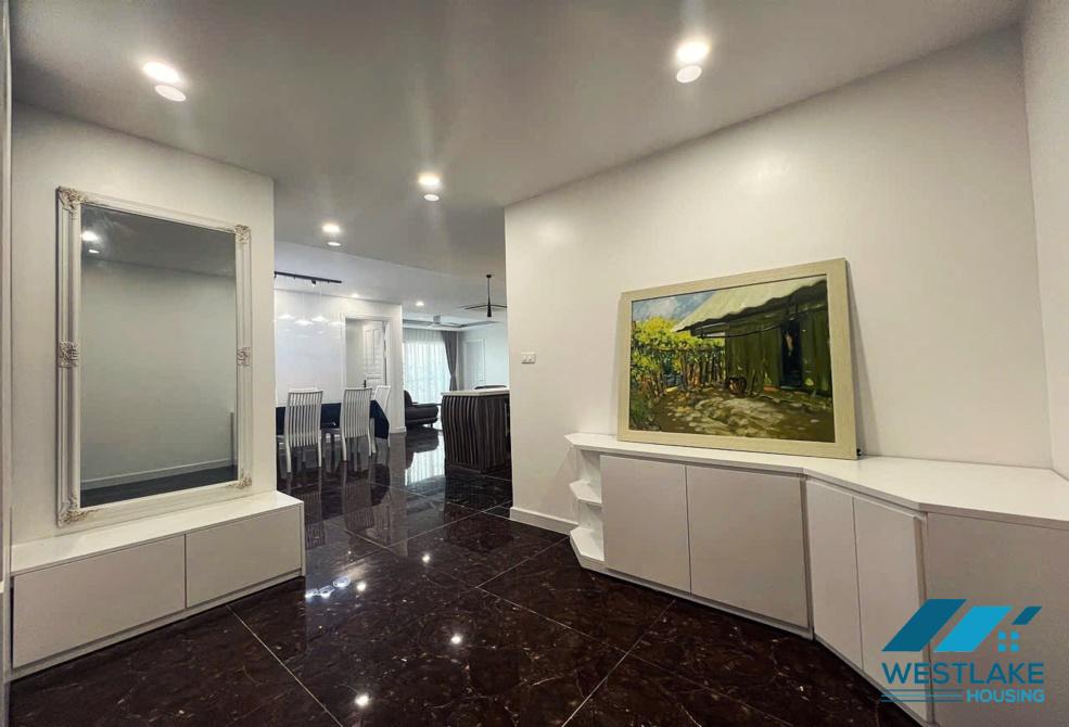 Newly renovated and spacious 04 bedrooms apartment for rent in E Tower, Ciputra area, Ha Noi