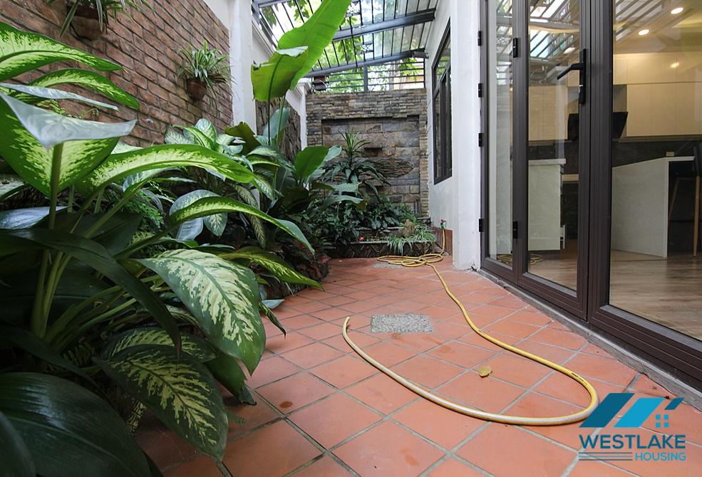 Unfurnished house for rent, renovated in D Block, Ciputra, Tay Ho, Hanoi