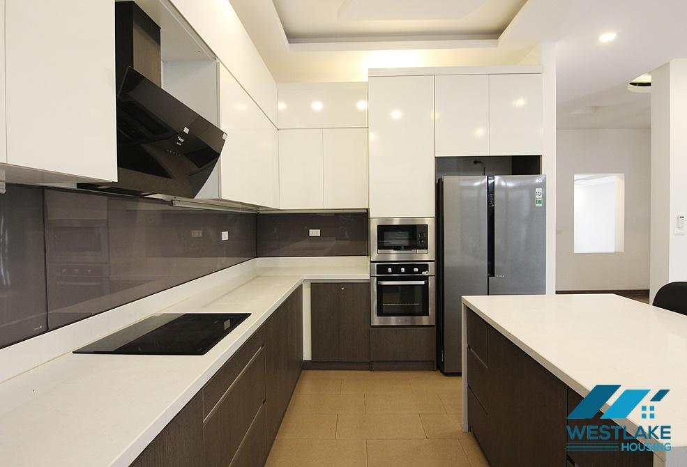 Unfurnished house for rent, renovated in D Block, Ciputra, Tay Ho, Hanoi
