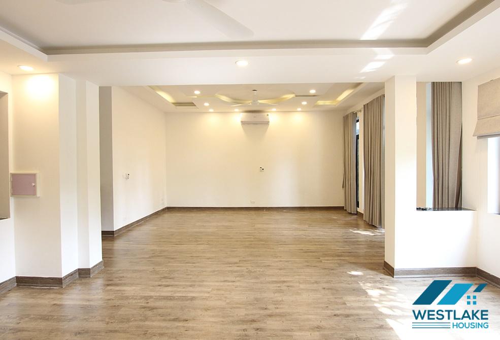 Unfurnished house for rent, renovated in D Block, Ciputra, Tay Ho, Hanoi